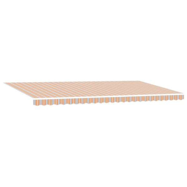 vidaXL Auvent Rétractable Multicolore 600 × 300 cm tissu