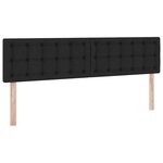 vidaXL Lit de Rangement Noir 200 x 200 cm Cuir synthétique