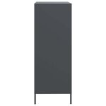 vidaXL Buffet haut anthracite 68x39x103 5 cm acier