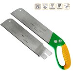 GRÜNTEK Scie de jardin PIRANHA avec 2 lames 520 mm