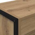 vidaXL Bibliothèque 2 Pièces Chêne artisan 80 x 30 x 155 cm