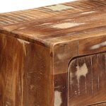 vidaXL Table de chevet 2 Pièces 40x32x46 cm bois massif de récupération