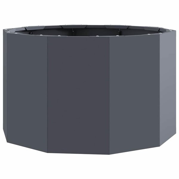 vidaXL Jardinière Anthracite 60 x 60 x 35 cm Acier