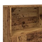 vidaXL Armoire de tête de lit vieux bois 140x19x103 5 cm