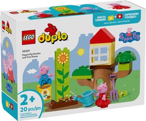 LEGO DUPLO - Ensemble de jardin et cabane dans l'arbre de Peppa Pig - 10431