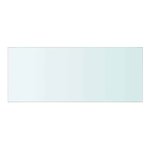 vidaXL Panneaux d'étagère 2 Pièces Verre Transparent 50 x 20 cm