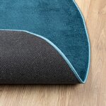 vidaXL Tapis OVIEDO à poils courts turquoise Ø 160 cm