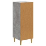 vidaXL Armoire à tiroirs Gris béton 33 x 34 5 x 90 cm