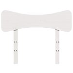 vidaXL Tête de lit blanc 90 cm bois massif de pin