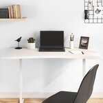 vidaXL Dessus de bureau blanc 100x50x2 5 cm bois massif de pin