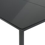 vidaXL Ensemble à manger de jardin coussins 7 Pièces mélange beige rotin