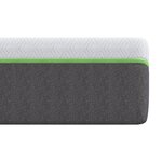 vidaXL Matelas Blanc  Gris 80 x 200 cm Mousse
