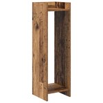 vidaXL Support de Plante 2 pièces Bois ancien 30 x 30 x 100 cm