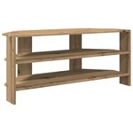 vidaXL MeubleTVd'Angle Chêne artisanal 102x40 5x45cm Bois d'ingénierie