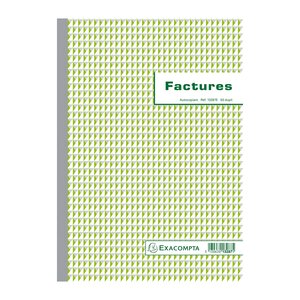 Manifold Factures 29 7x21cm 50 Feuillets Dupli Autocopiants - Motif - X 5 - Exacompta
