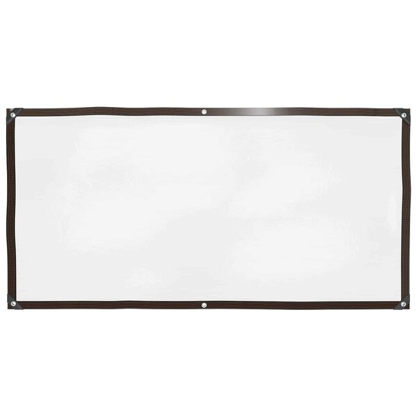 vidaXL Couverture pour plantes Transparent 1 x 2 m PE