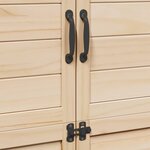 vidaXL Abri de jardin Naturel 106 5 x 56 x 176 cm Bois d'ingénierie