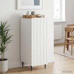 vidaXL Buffet Blanc 34 5 x 33 x 92 cm Bois d'ingénierie