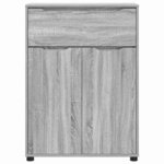 vidaXL Cabinet de salle de bain Gris Sonoma 72 5 x 36 5 x 100 cm