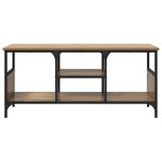 vidaXL Meuble TV Chêne artisanal 100 x 35 x 45 cm