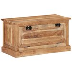 Banc banquette de rangement de chaussures 85 x 40 x 45 cm bois d'acacia massif 02_0010916