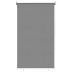 vidaXL Store roulant extérieur protection UV Gris clair Polyester