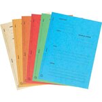 Pack de 25 Dossiers plaidoirie AVOCATS 'Pour / Contre' carte lustrée Assorties x 5 EXACOMPTA