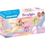 PLAYMOBIL 71363 - Princesse et poulains ailés - Princesse Magic