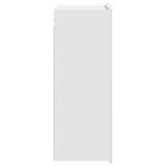 vidaXL Armoire Murale Blanc brillant 66 x 34 5 x 92 cm