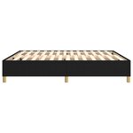 vidaXL Cadre de lit sans matelas noir 180x200 cm tissu