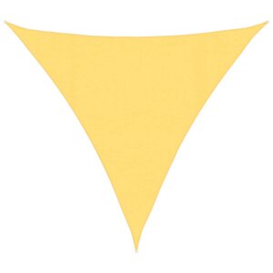 vidaXL Voile d'ombrage 160 g/m² Beige 4x4x4 m PEHD