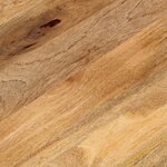 vidaXL Dessus de table 100x40x3 8 cm ovale bois massif de manguier