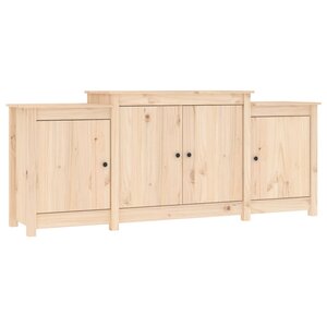 vidaXL Buffet 164x37x68 cm Bois massif Pin