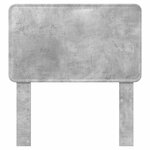 vidaXL Tête de lit Gris béton 80 cm Bois d'ingénierie