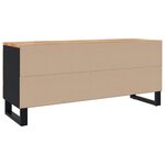 vidaXL Meuble TV 105x33x46 cm Bois d'acacia massif