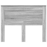 vidaXL Tête de lit Gris Sonoma 135 cm Bois d'ingénierie