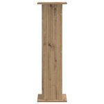 vidaXL Support de Plante Chêne artisanal 30 5 x 30 x 100 5 cm