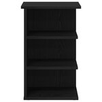 Meuble de rangement vidaXL Noir Chêne 35x35x55 cm Bois d'ingénierie