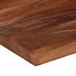 vidaXL Dessus de table 100x80x2 5cm rectangulaire bois massif récupéré