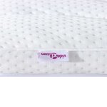 vidaXL Surmatelas Blanc 80 x 200 cm Tissu en Tricot