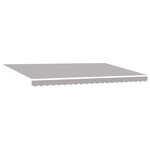 vidaXL Tissu de auvent Gris clair 500 × 300 cm Polyester