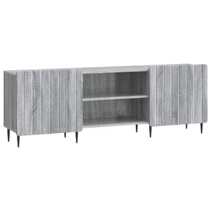 vidaXL Meuble TV Sonoma gris 150 x 31 x 52 cm Bois d'ingénierie