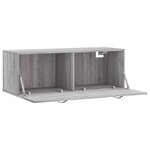 vidaXL Armoire murale sonoma gris 100x36 5x35 cm bois d'ingénierie