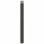 vidaXL Pieds de table console en U  2 pièces  anthracite  38 x (72-73) cm  acier