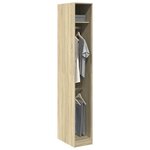 vidaXL Garde-robe chêne sonoma 30x50x200 cm bois d'ingénierie