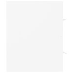 vidaXL Armoire d'évier Blanc 80x38 5x48 cm Bois d’ingénierie