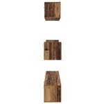 vidaXL Ensemble meuble TV 7 Pièces Bois ancien 80 x 30 x 30 cm