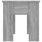 vidaXL Table basse Sonoma gris 101x49x52 cm Bois d'ingénierie