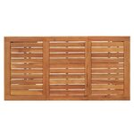 vidaXL Ensemble de bar de jardin 5 Pièces noir bois massif acacia rotin