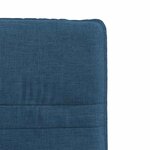 vidaXL Chaises à manger lot de 4 bleu tissu